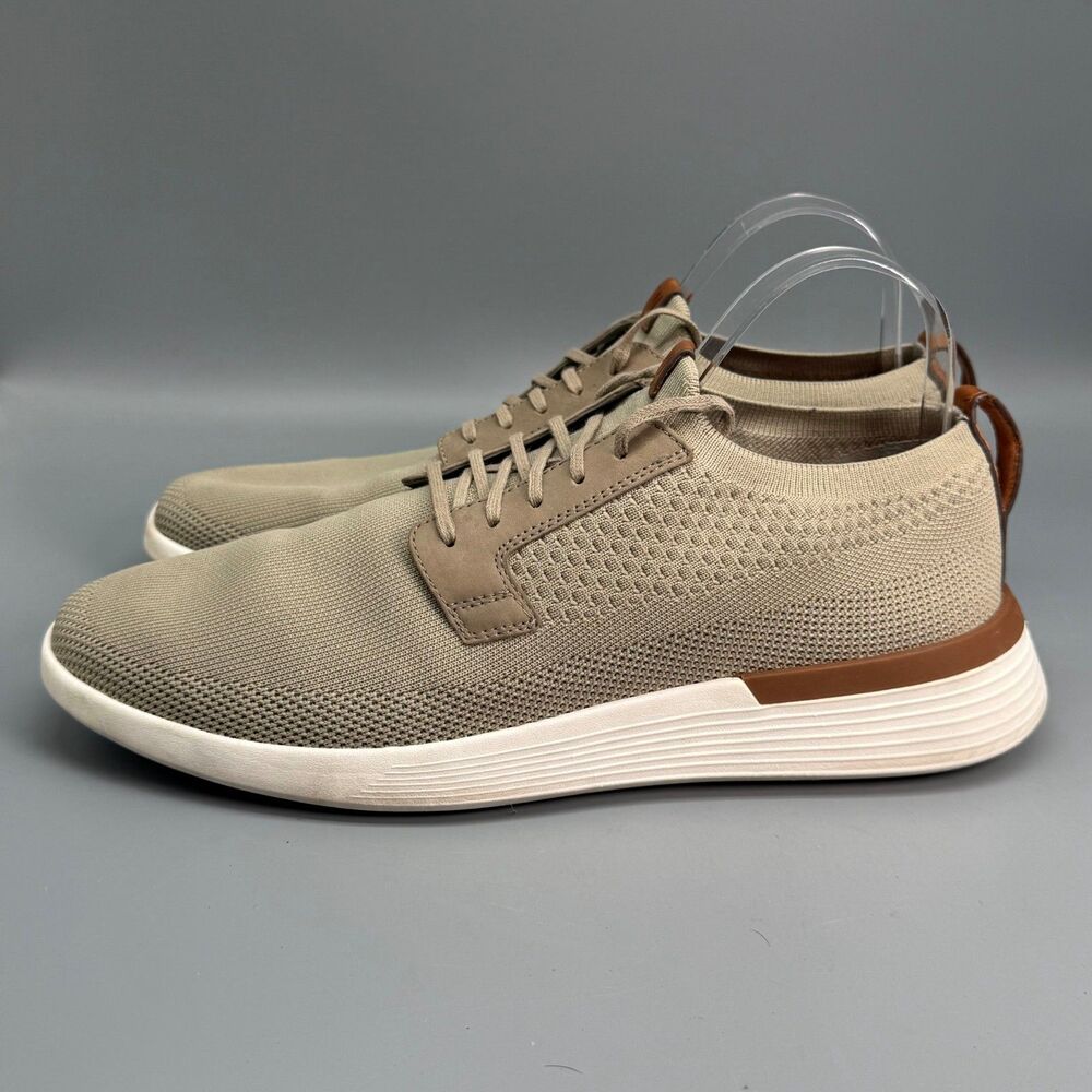 Wolf & Shepherd SwiftKnit Men's 11 Desert Tan Mesh Low Derby Sneakers Shoes - Picture 3 of 8